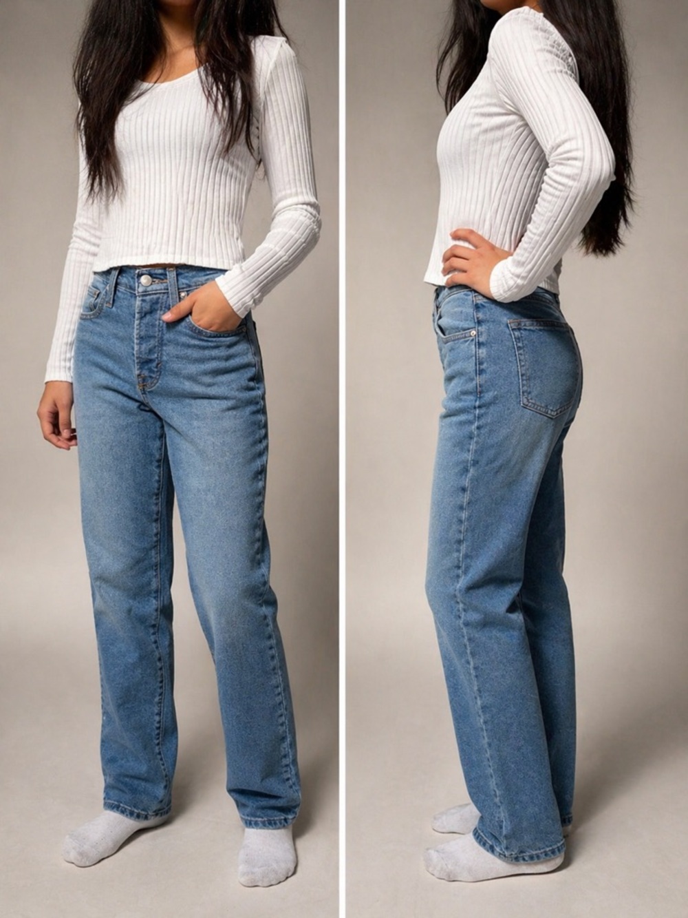 Universal Thread Light Blue Straight Leg Jeans